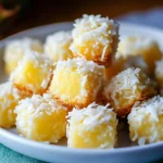 10-Minute Coconut Pineapple Bites Recipe - Easy No-Bake