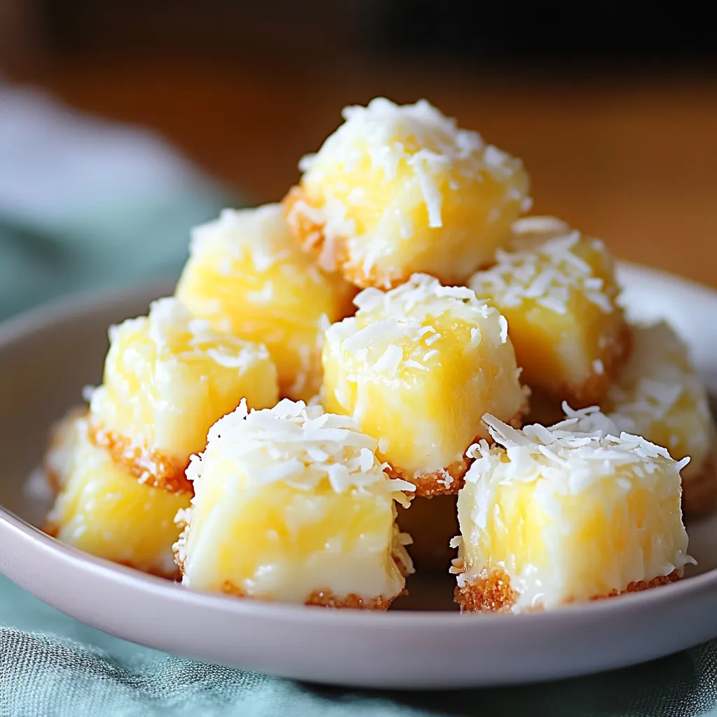 10-Minute Coconut Pineapple Bites Recipe - Easy No-Bake 7 10-Minute Coconut Pineapple Bites Recipe - Easy No-Bake