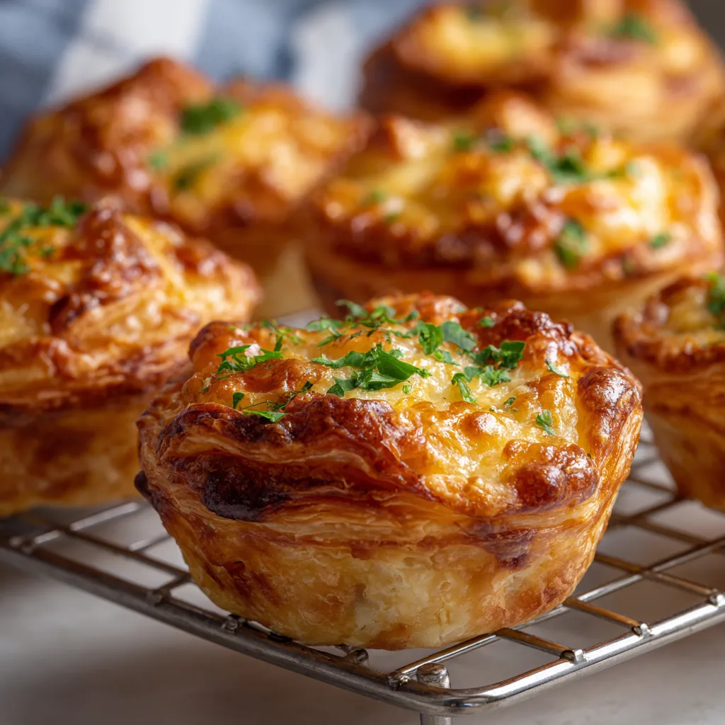 12 Ham & Gouda Puff Pastry Muffins Recipe - Easy Brunch 8 12 Ham & Gouda Puff Pastry Muffins Recipe - Easy Brunch