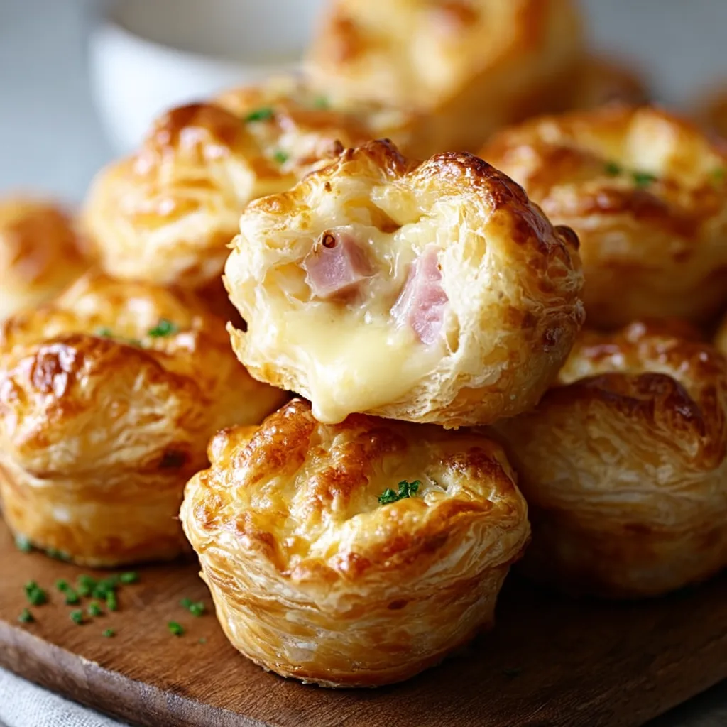 12 Ham & Gouda Puff Pastry Muffins Recipe - Easy Brunch 7 12 Ham & Gouda Puff Pastry Muffins Recipe - Easy Brunch