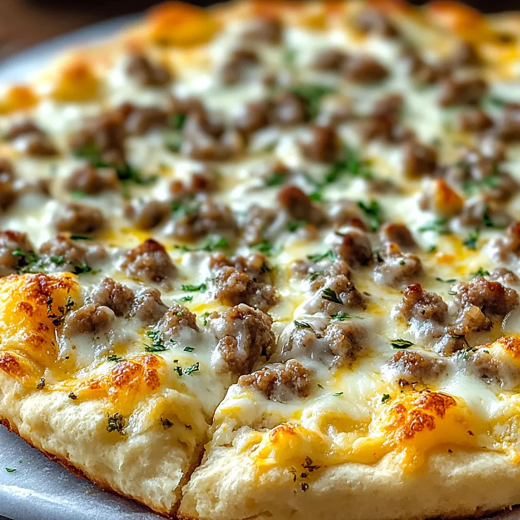 30-Minute Biscuits and Gravy Breakfast Pizza Recipe – Easy and Delicious