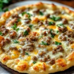 30-Minute Biscuits and Gravy Breakfast Pizza Recipe - Easy! 9 30-Minute Biscuits and Gravy Breakfast Pizza Recipe – Easy and Delicious