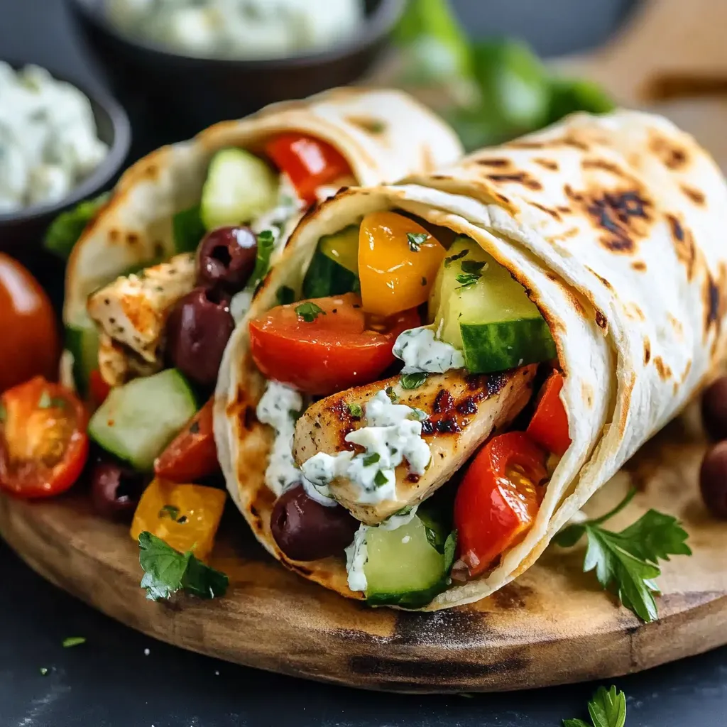 30-Minute Mediterranean Chicken Wraps - Easy Recipe 6 30-Minute Mediterranean Chicken Wraps - Easy Recipe