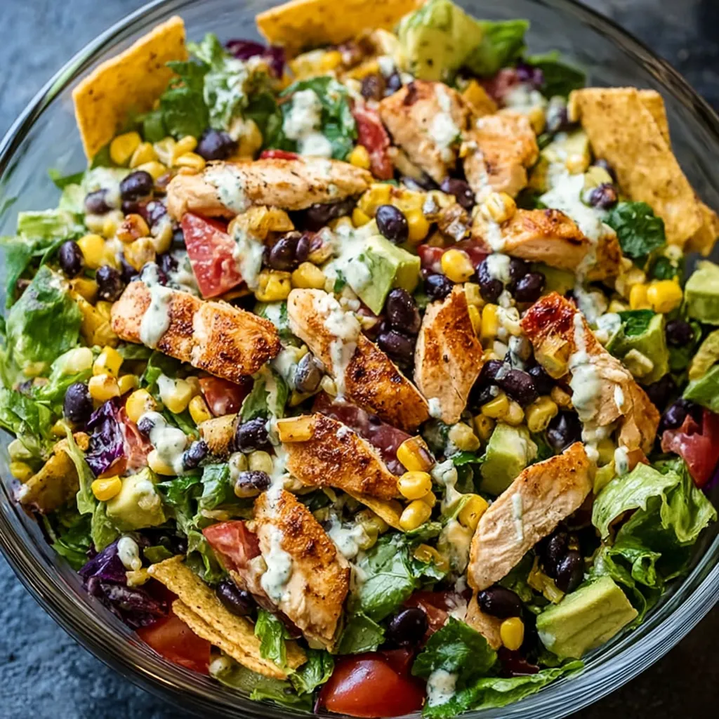 30-Minute Zesty Southwest Chicken Salad Recipe - Easy & Healthy