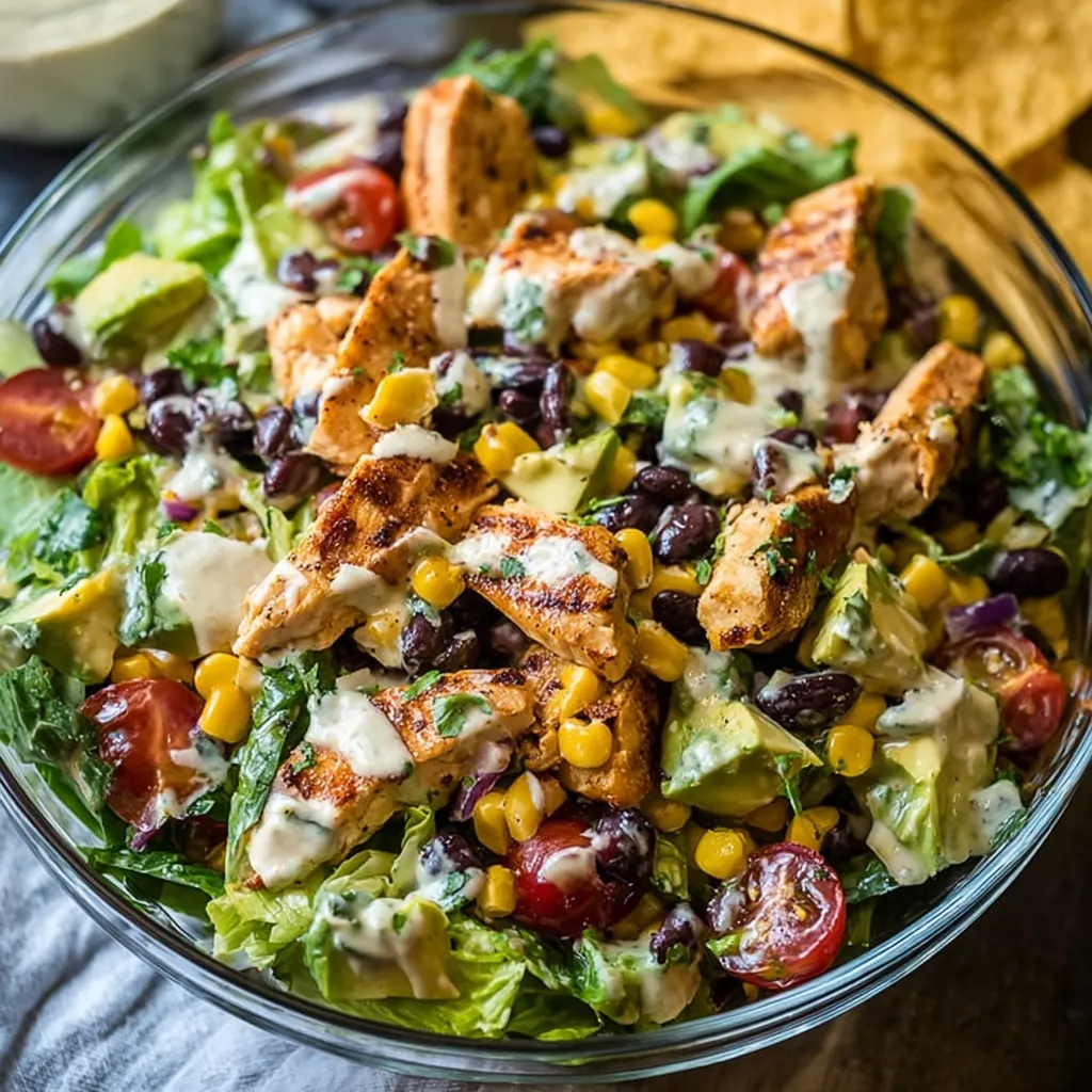 30-Minute Zesty Southwest Chicken Salad Recipe - Easy & Healthy 8 30-Minute Zesty Southwest Chicken Salad Recipe - Easy & Healthy