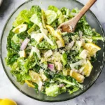 5 minute lemon parmesan lettuce salad - Quick and Easy Recipe