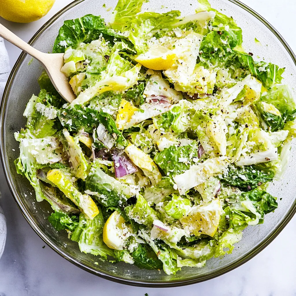 5 minute lemon parmesan lettuce salad - Quick and Easy Recipe 6 5 minute lemon parmesan lettuce salad - Quick and Easy Recipe