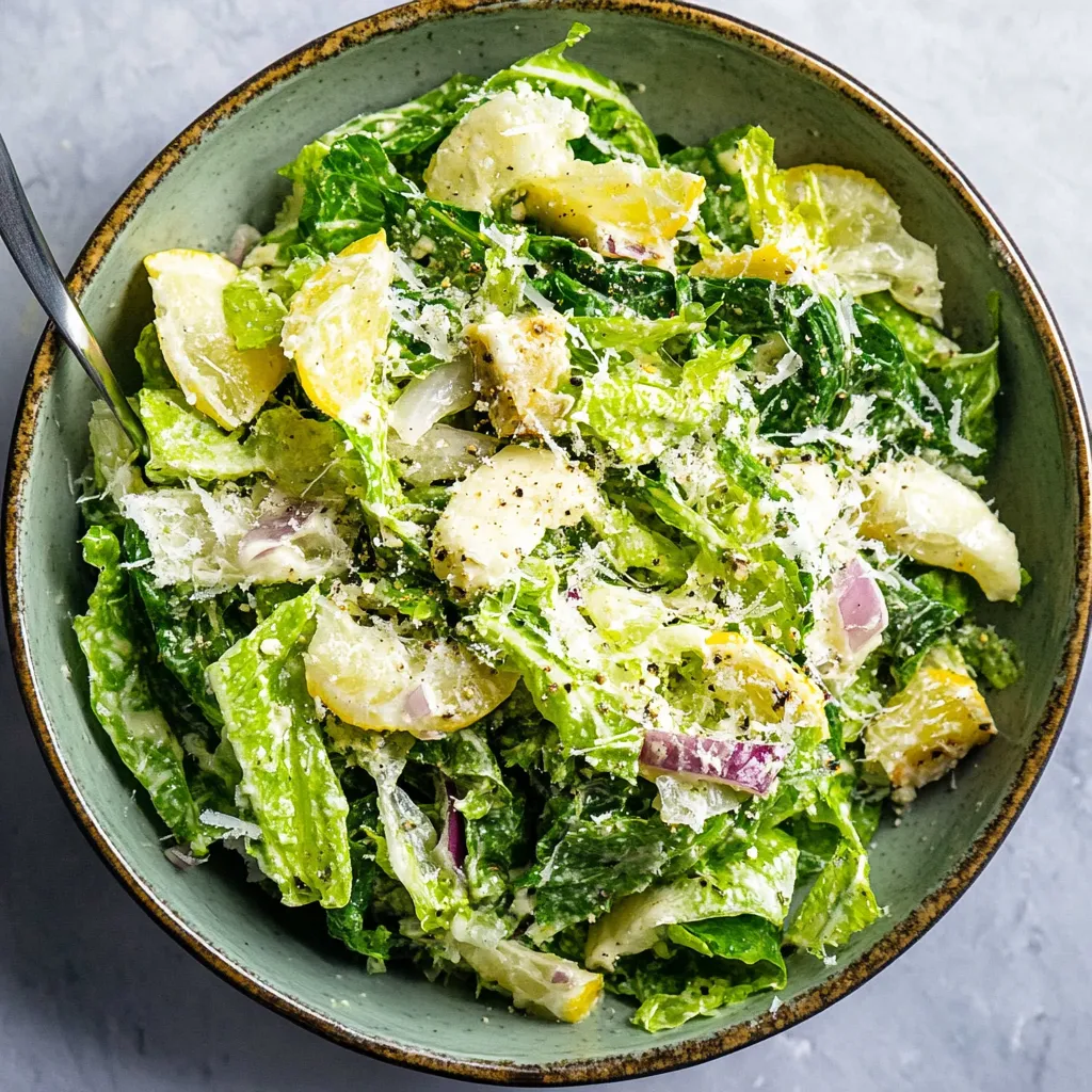 5 minute lemon parmesan lettuce salad - Quick and Easy Recipe 7 5 minute lemon parmesan lettuce salad - Quick and Easy Recipe