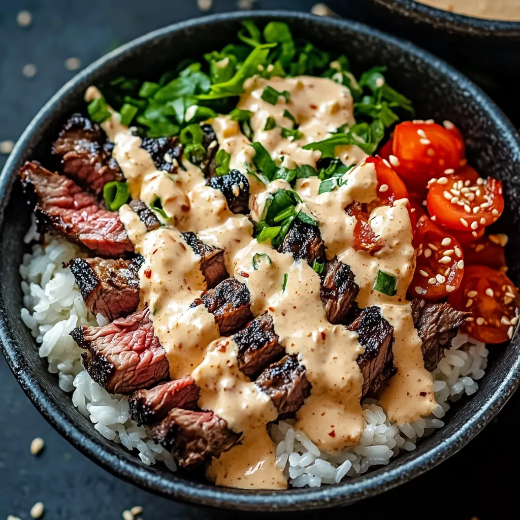 Amazing Korean BBQ Steak Rice Bowls + Spicy Sauce (30 Min) 6 Amazing Korean BBQ Steak Rice Bowls + Spicy Sauce (30 Min)