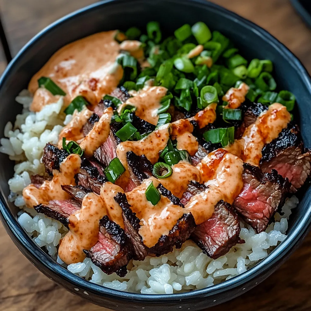 Amazing Korean BBQ Steak Rice Bowls + Spicy Sauce (30 Min) 8 Amazing Korean BBQ Steak Rice Bowls + Spicy Sauce (30 Min)