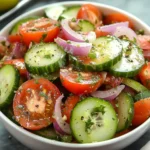 Best 5-Minute Marinated Cucumber Tomato and Onion Salad – Easy and Refreshing 9 Best 5-Minute Marinated Cucumber Tomato and Onion Salad – Easy and Refreshing