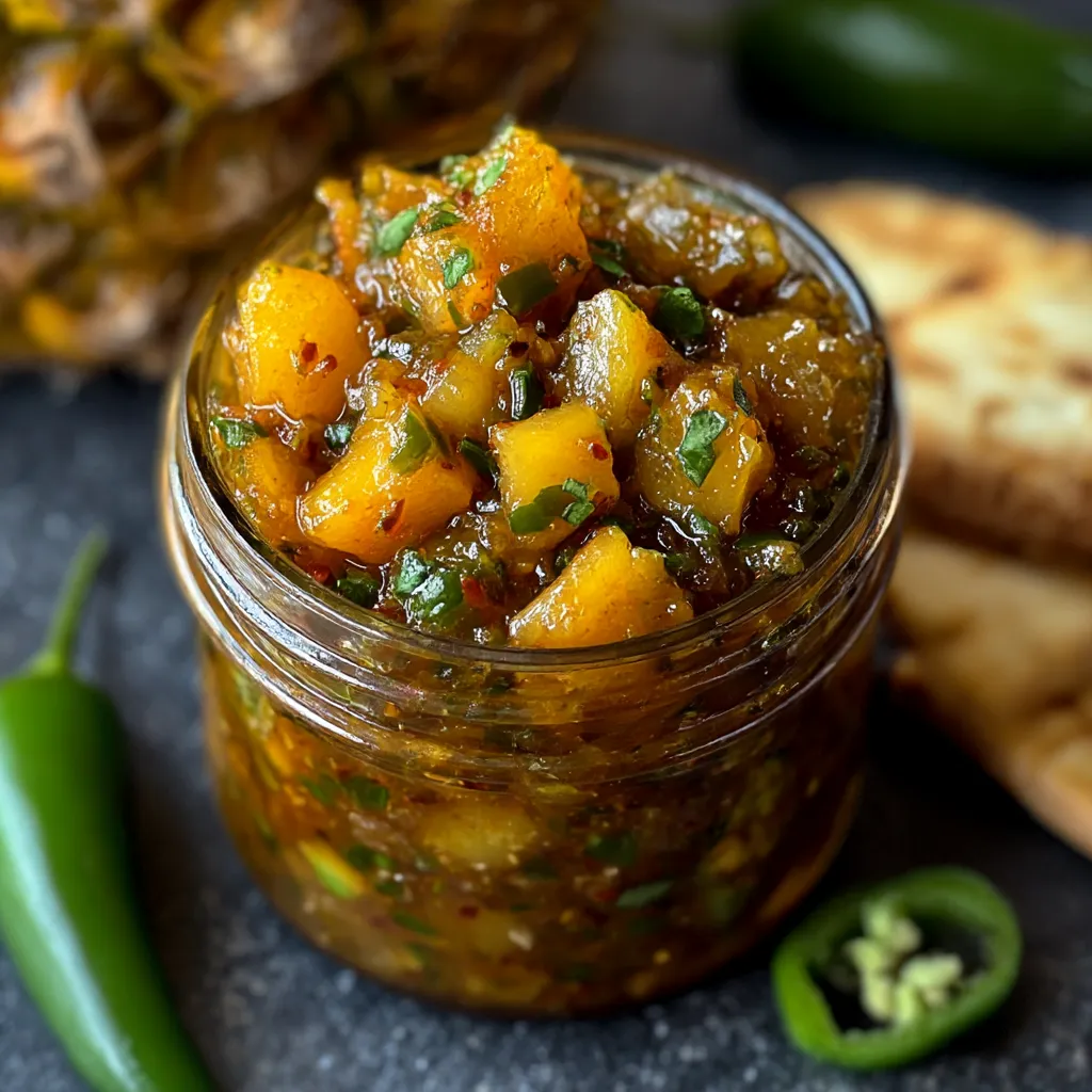 Best Spicy Pineapple Jalapeño Chutney Recipe - 35 Min Easy 7 Best Spicy Pineapple Jalapeño Chutney Recipe - 35 Min Easy