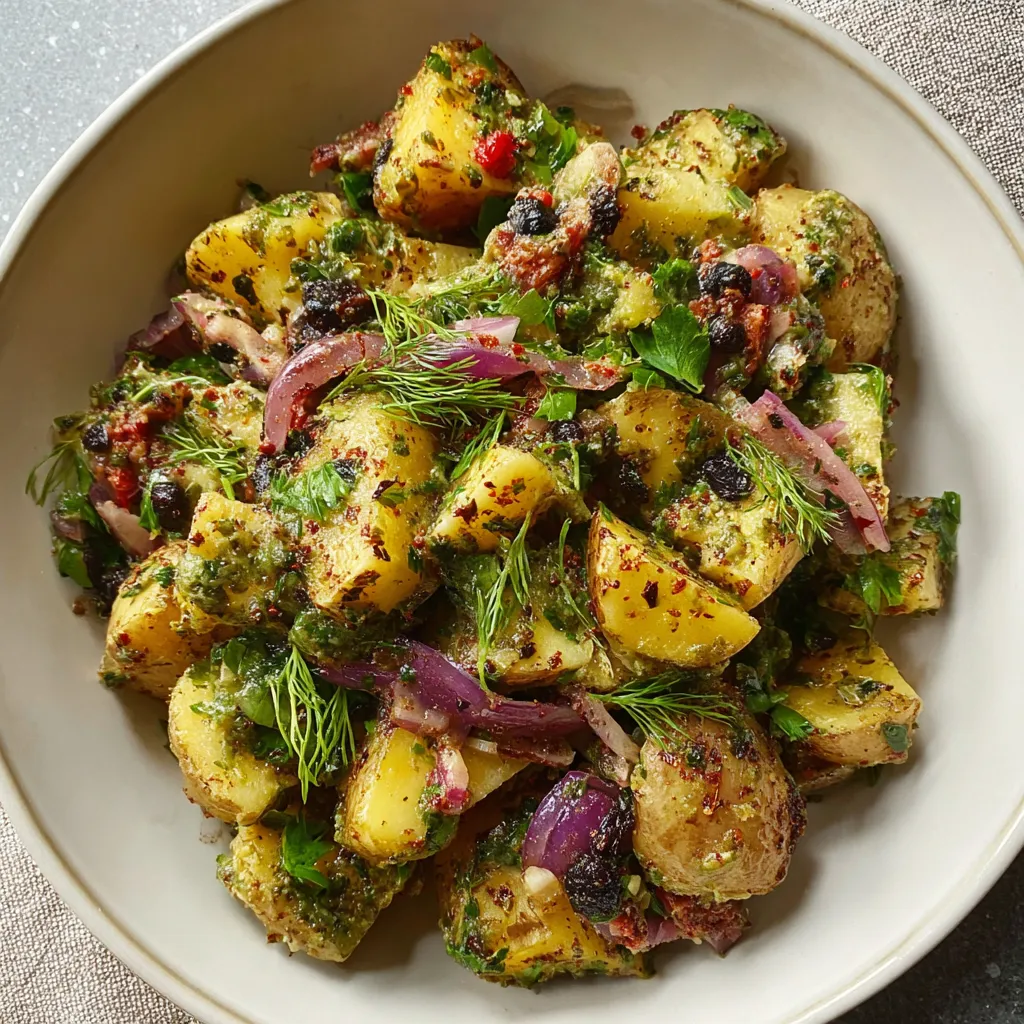 Best Sumac Potato Salad Recipe (15 Min Prep) – Vegan & Tangy