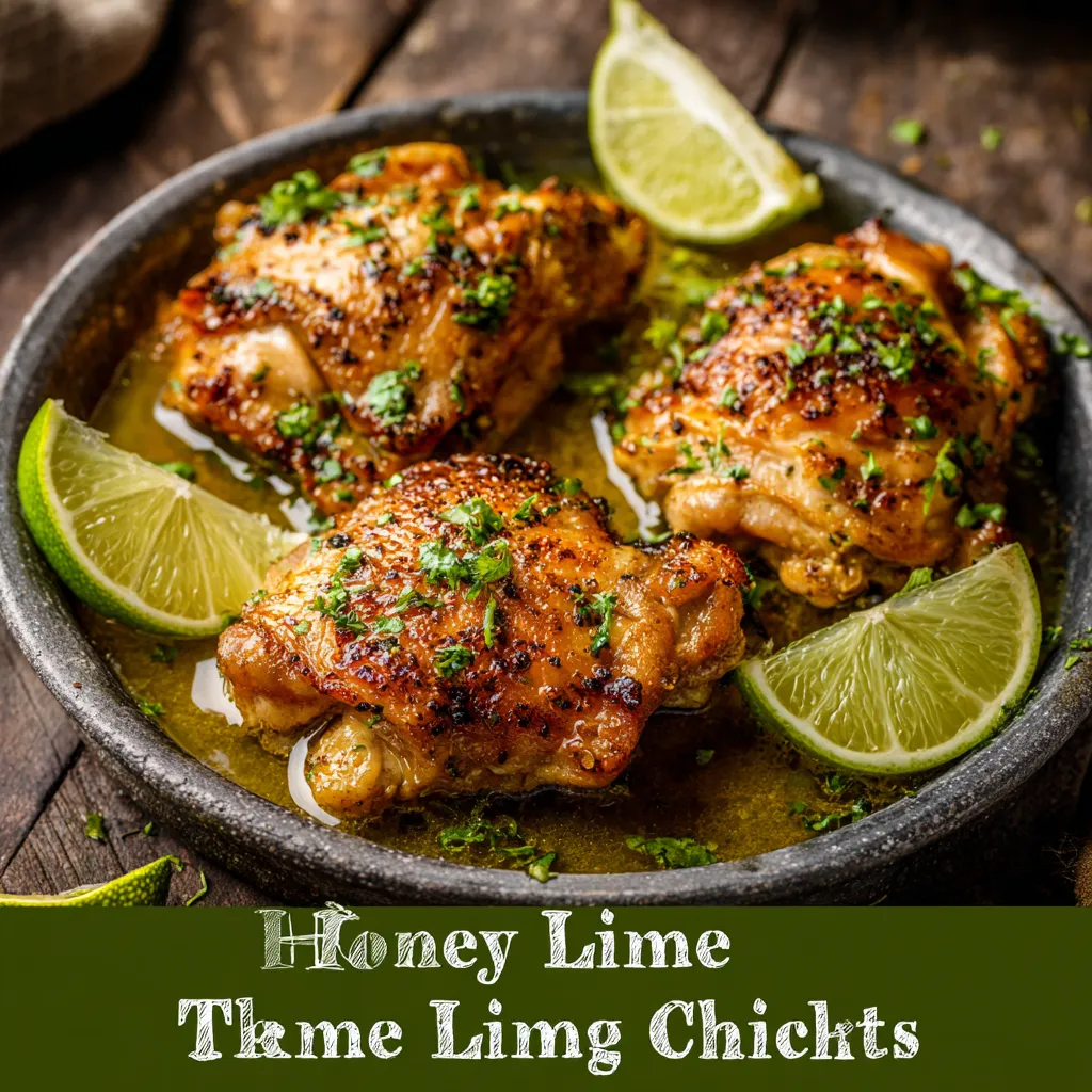Honey Lime Chicken Thighs – Juicy, Flavor-Packed & Easy