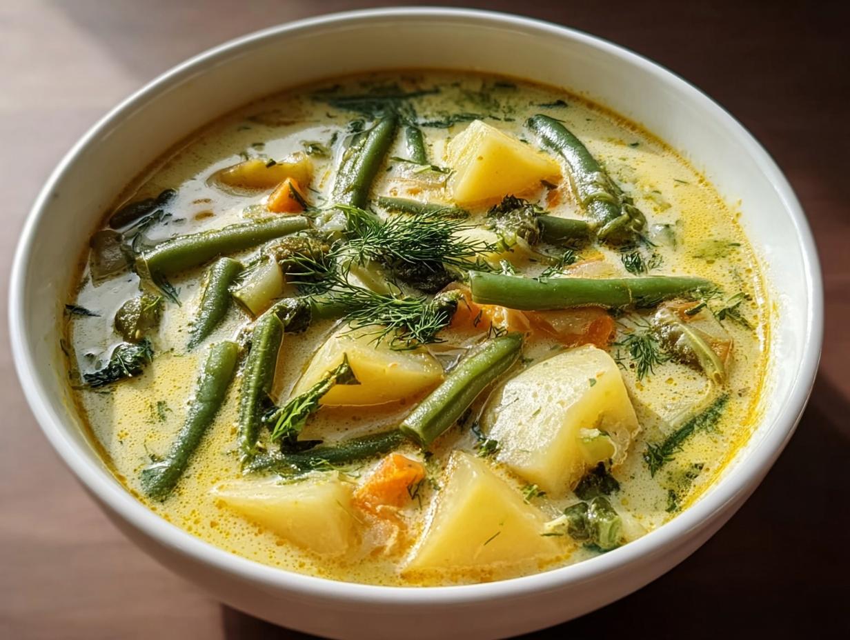 Creamy Hungarian Green Bean Soup: 1 Amazing Recipe 5 Creamy Hungarian Green Bean Soup: 1 Amazing Recipe - Creamy Hungarian Green Bean - additional detail