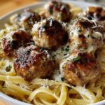 Garlic Butter Meatballs Creamy