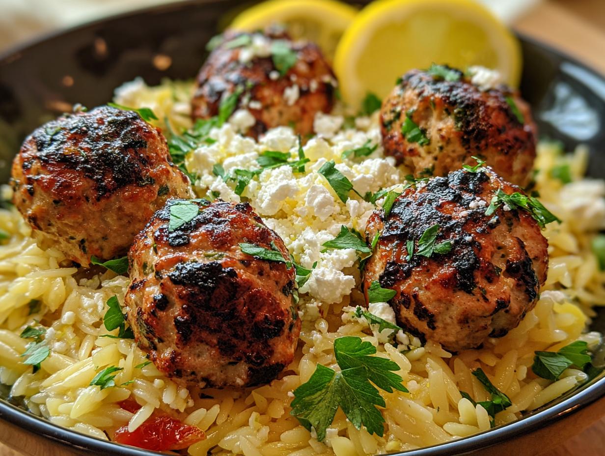 Divine Greek Chicken Meatballs Lemon 40 Min - Greek Chicken Meatballs Lemon - main visual representation