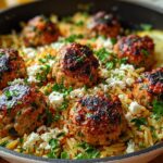 Greek Chicken Meatballs Lemon
