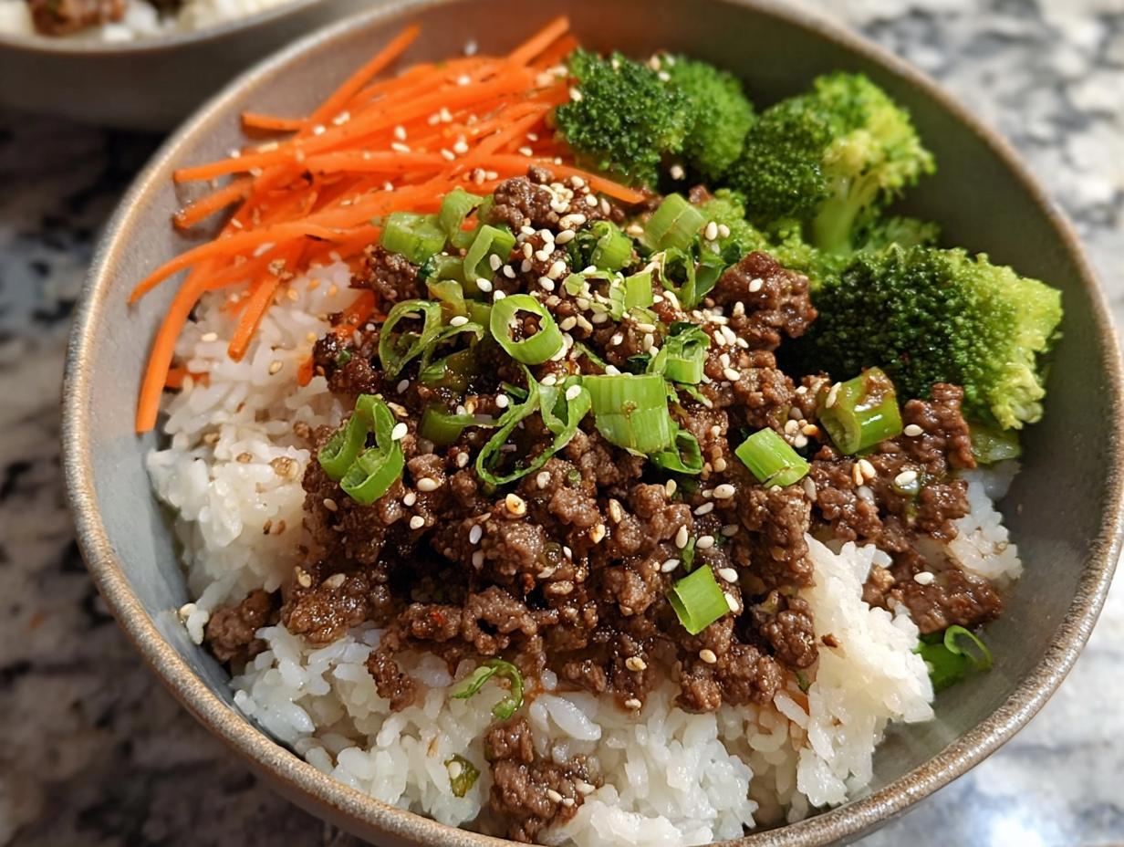 Korean Beef Bowl: Quick 30-Min Flavor Burst - Korean Beef Bowl - additional detail