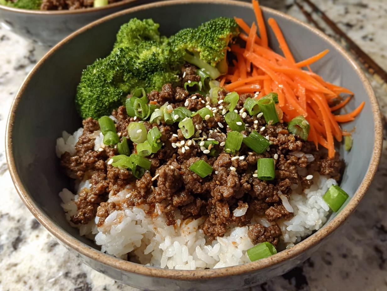 Korean Beef Bowl: Quick 30-Min Flavor Burst - Korean Beef Bowl - additional detail