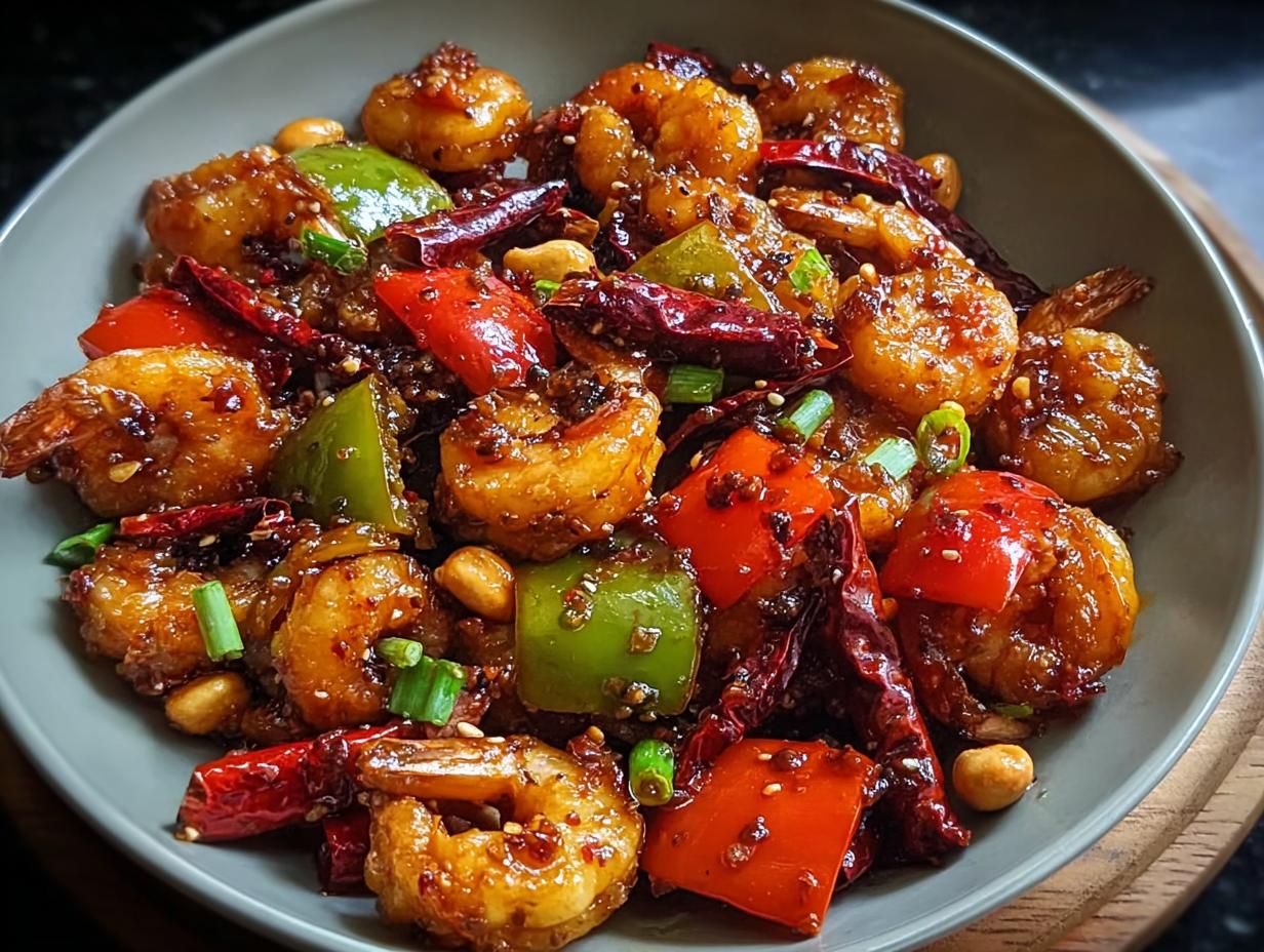 Kung Pao Prawn Stir Fry: Amazing Flavor - Kung Pao Prawn Stir - additional detail
