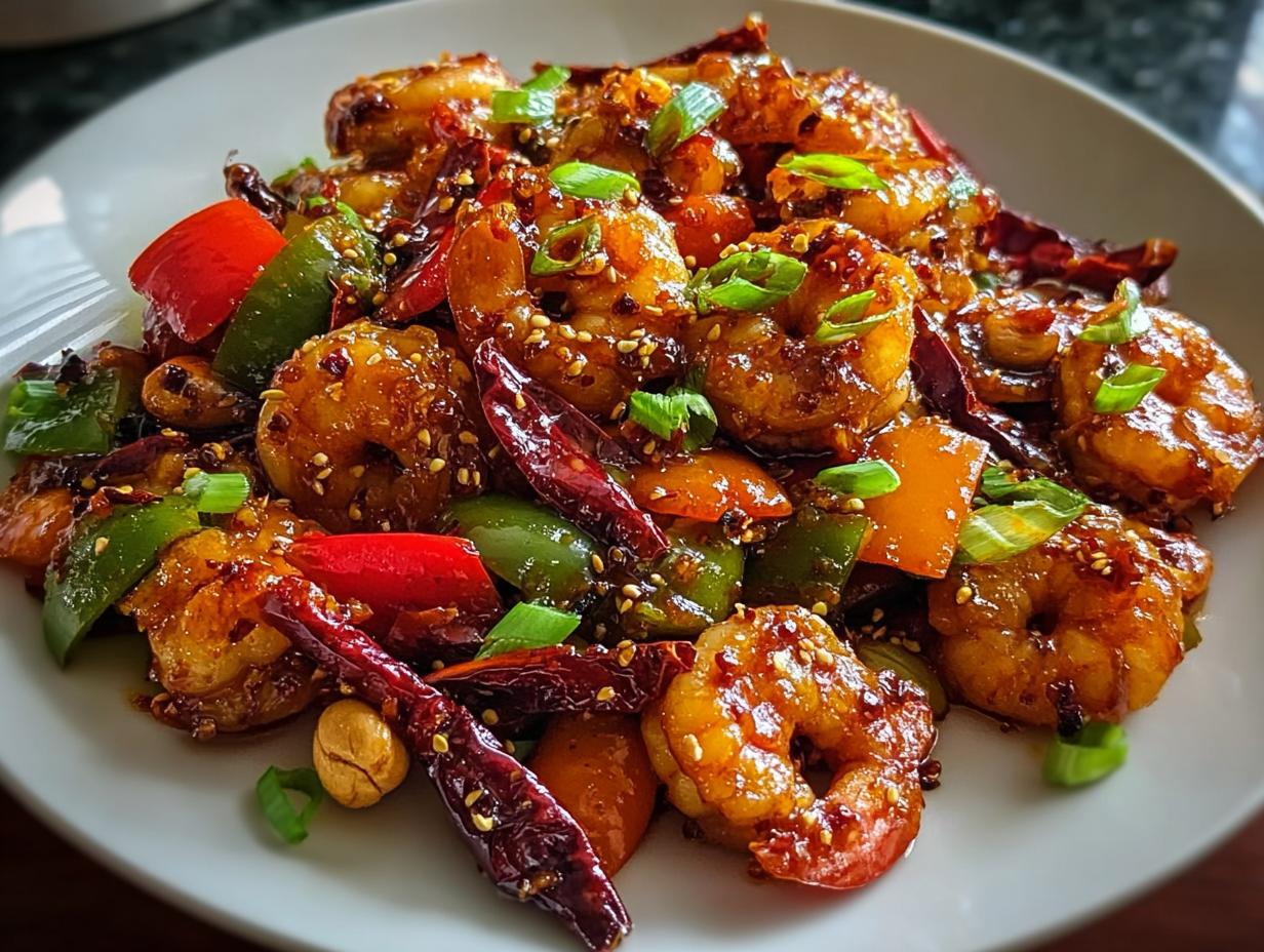Kung Pao Prawn Stir