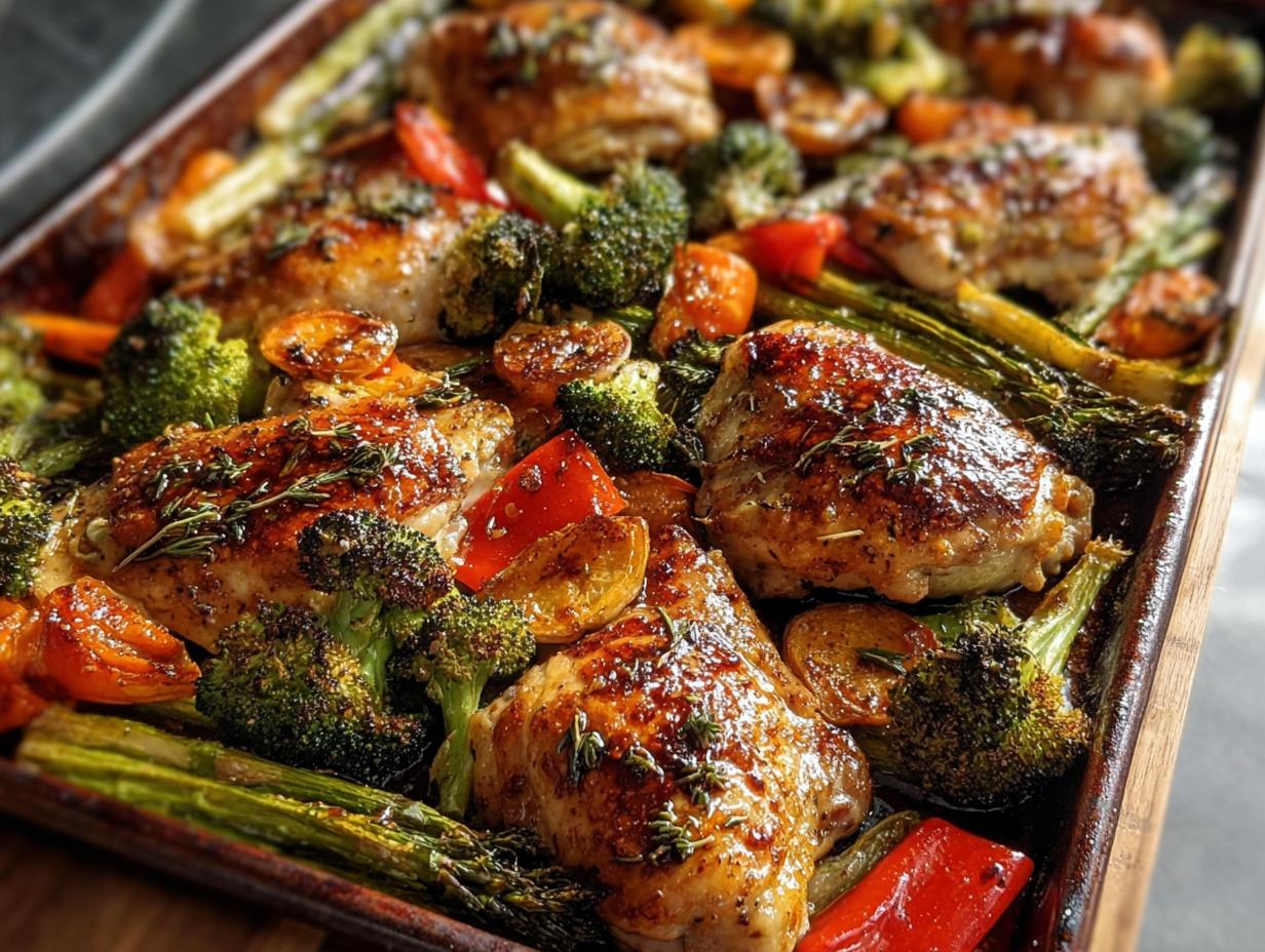 Sheet Pan Balsamic Chicken