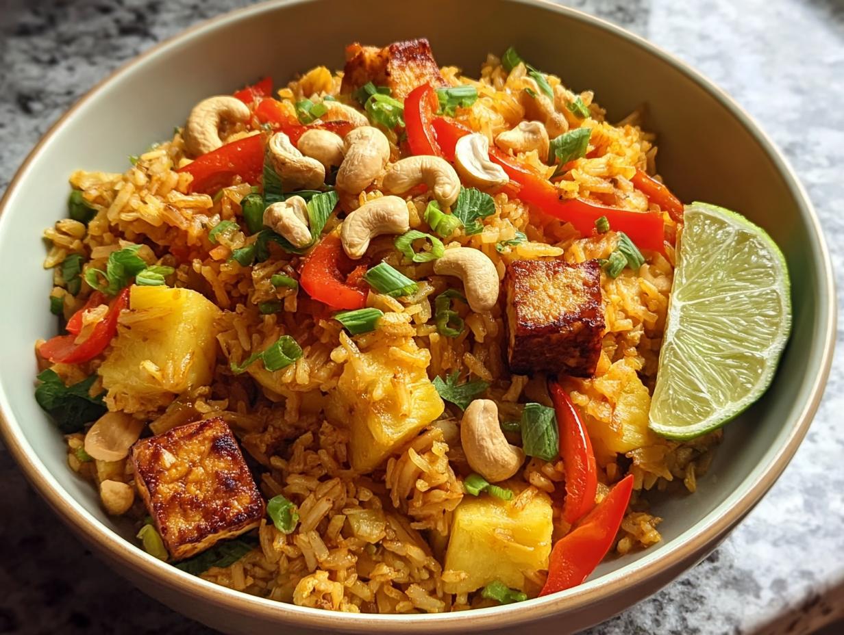 Vegan Thai Pineapple Rice: 1 Amazing Flavor Burst - Vegan Thai Pineapple Rice - additional detail