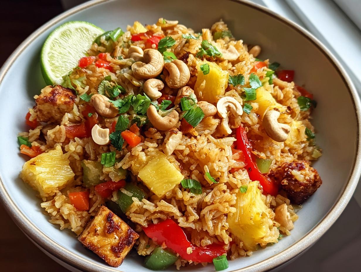 Vegan Thai Pineapple Rice: 1 Amazing Flavor Burst - Vegan Thai Pineapple Rice - additional detail