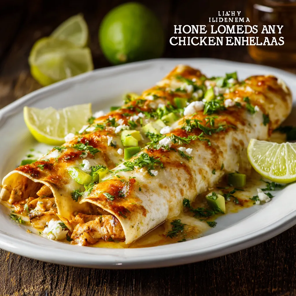 Amazing 30-Min Honey Lime Chicken Enchiladas (Best Ever!)