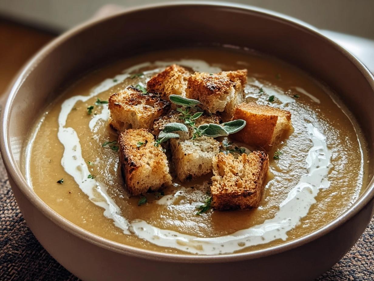 Amazing Apple Cider Roasted Parsnip Soup 5 Amazing Apple Cider Roasted Parsnip Soup - Apple Cider Roasted Parsnip - additional detail