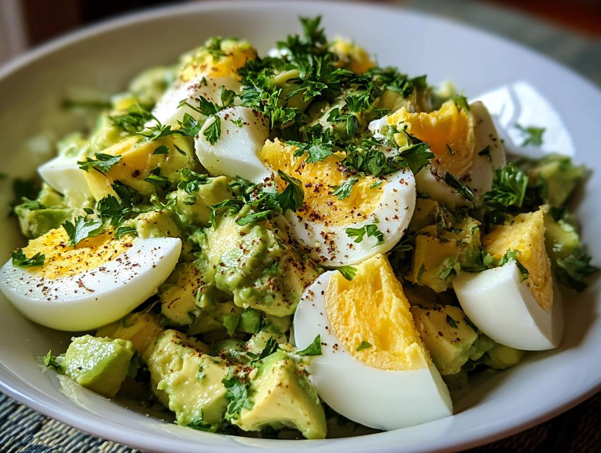 Amazing Avocado Egg Salad in 10 Minutes - Avocado Egg Salad - main visual representation