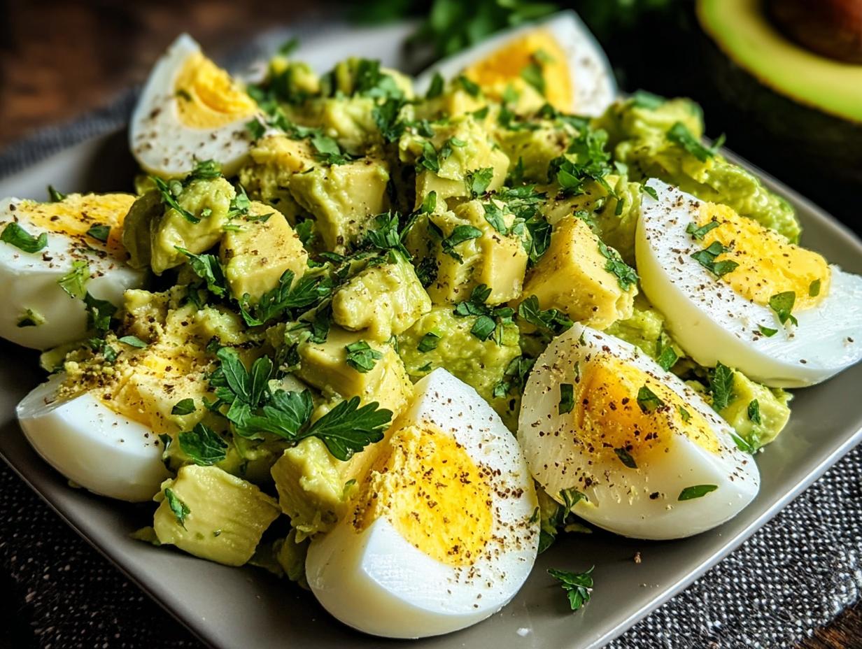 Amazing Avocado Egg Salad in 10 Minutes - Avocado Egg Salad - additional detail