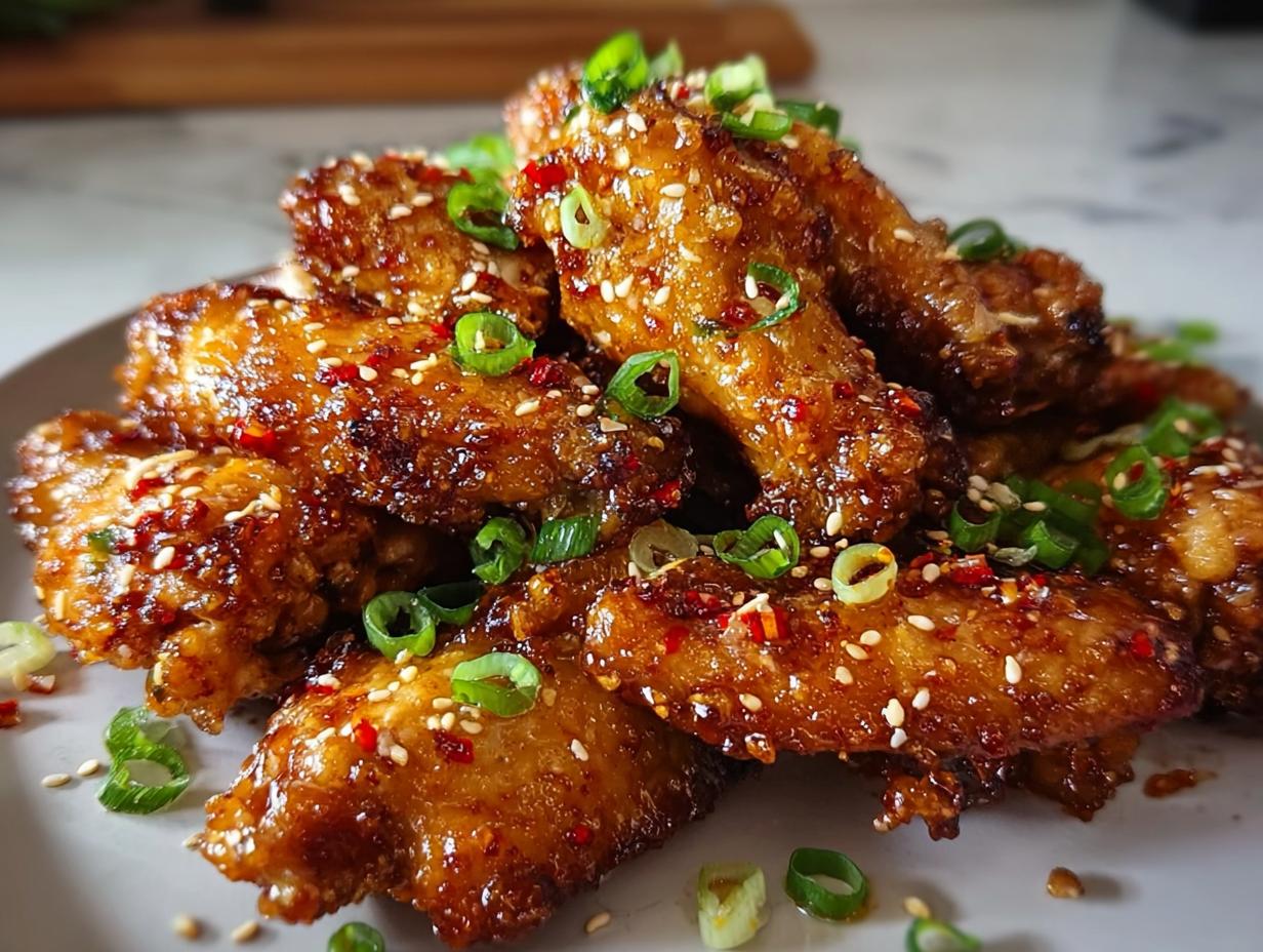 Crispy Baked Honey Chicken Wings - Baked Honey Chicken Wings - additional detail