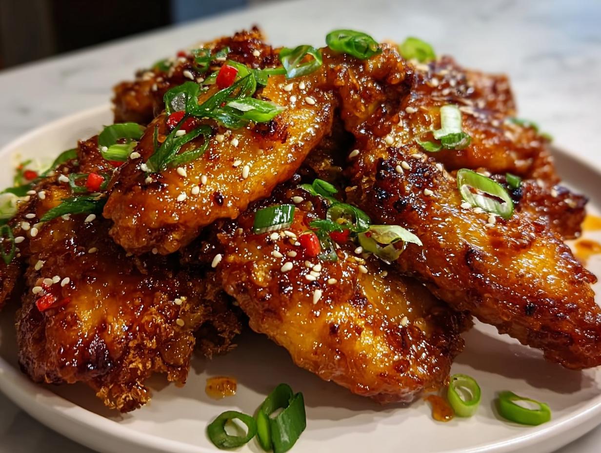 Crispy Baked Honey Chicken Wings - Baked Honey Chicken Wings - additional detail