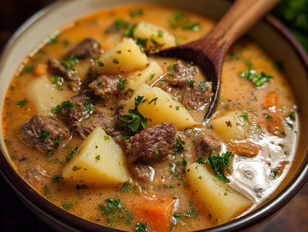 Beef Potato Soup Hearty