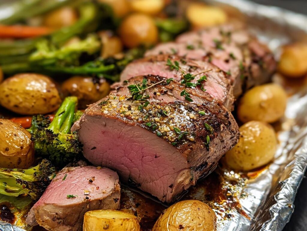 Beef Tenderloin Sheet Pan
