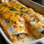 Cheesy Chicken Enchiladas Creamy