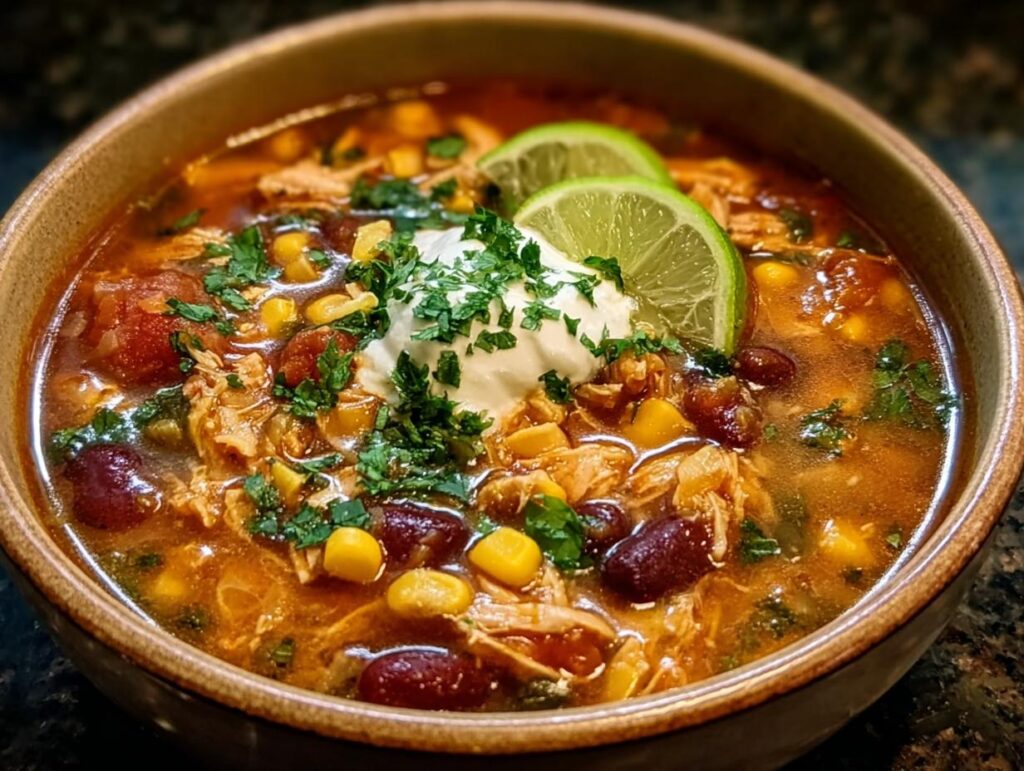 Chicken Taco Soup Cilantro