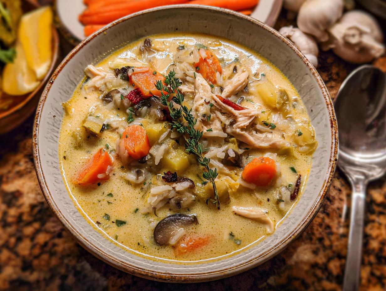 Amazing Chicken Wild Rice Soup In 50 Minutes - Chicken Wild Rice Soup - additional detail