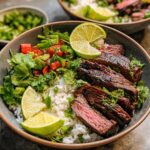 Cilantro Lime Steak Bowls