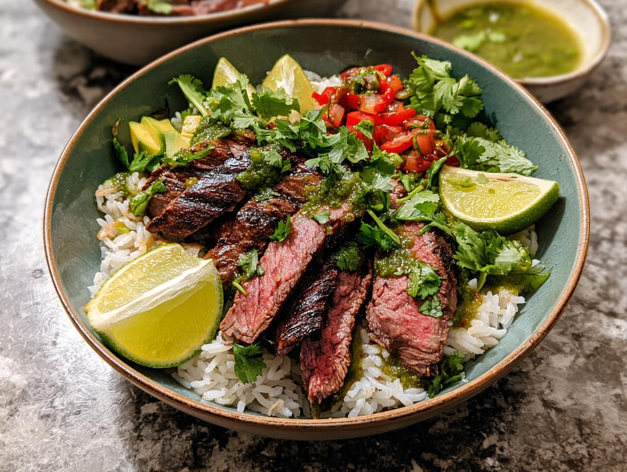 Perfect Cilantro Lime Steak Bowls Recipe - Cilantro Lime Steak Bowls - additional detail