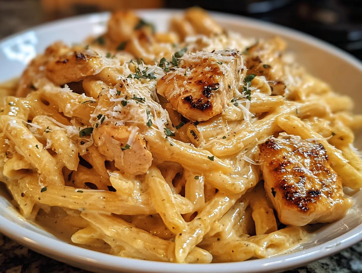 Perfect Creamy Chicken Pasta In Under 30 Min - Creamy Chicken Pasta - additional detail