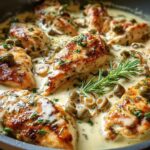 Creamy Pepperoncini Chicken Skillet