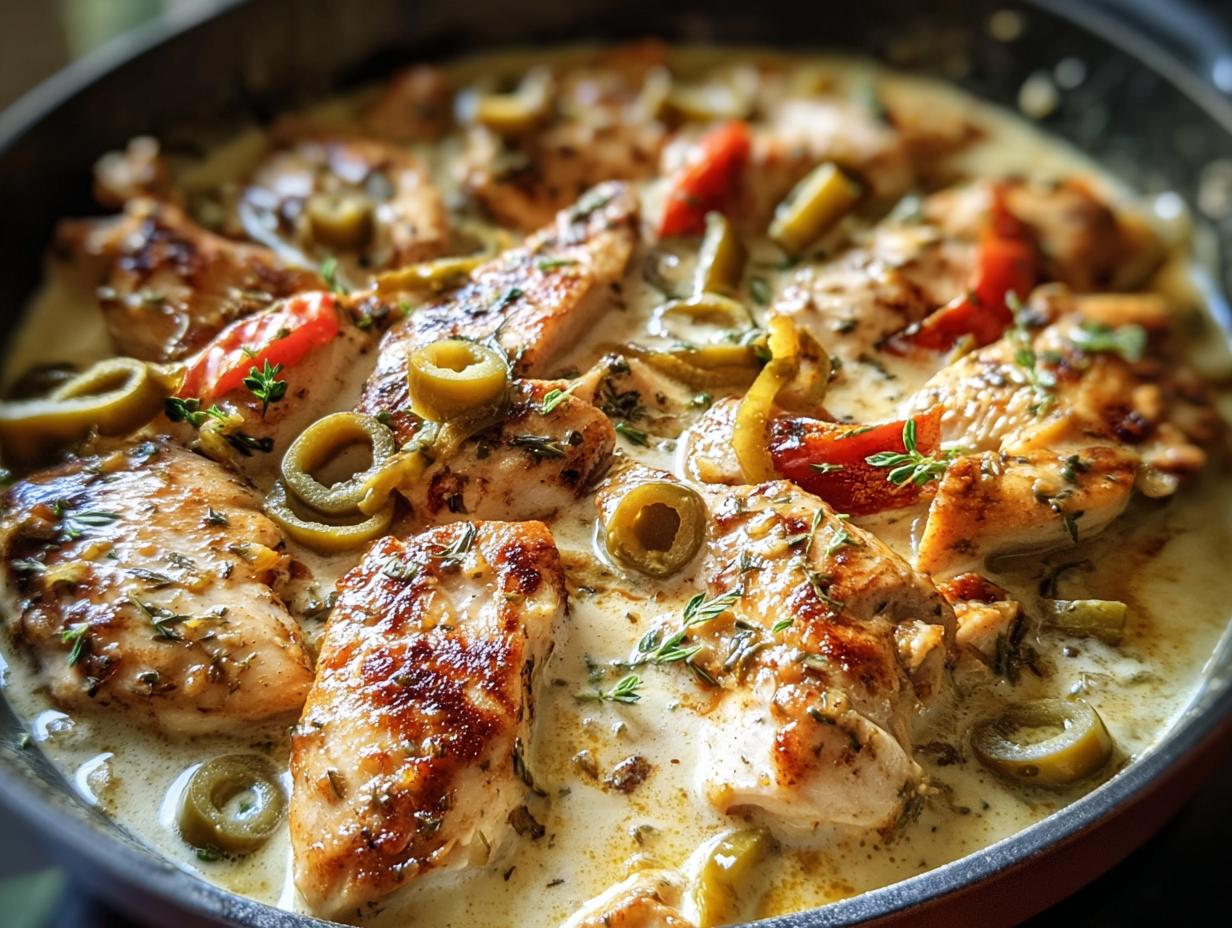 Creamy Pepperoncini Chicken Skillet: 1 Amazing Dish - Creamy Pepperoncini Chicken Skillet - additional detail