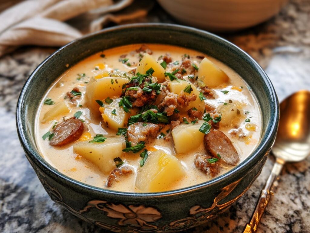 Creamy Potato Sausage Chowder