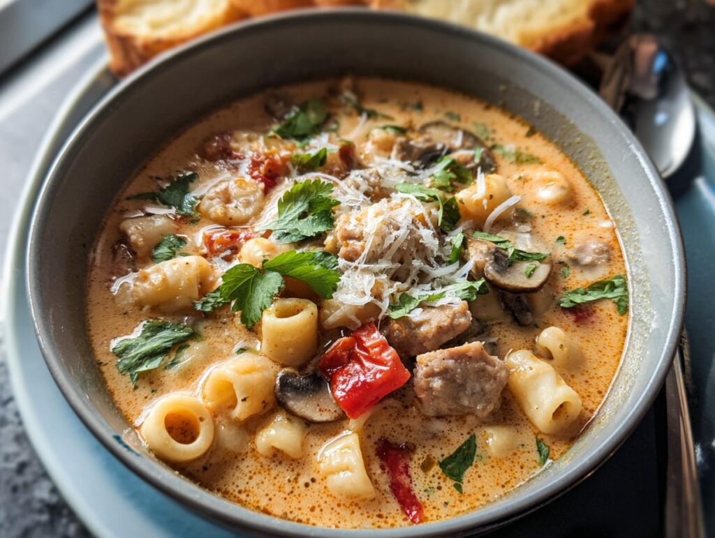 Creamy Sausage Parmesan Pasta