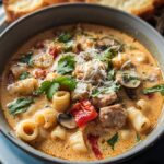 Creamy Sausage Parmesan Pasta