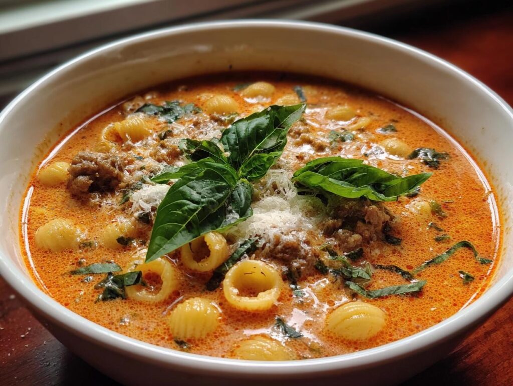 Creamy Tomato Sausage Soup