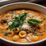 Creamy Tomato Sausage Soup